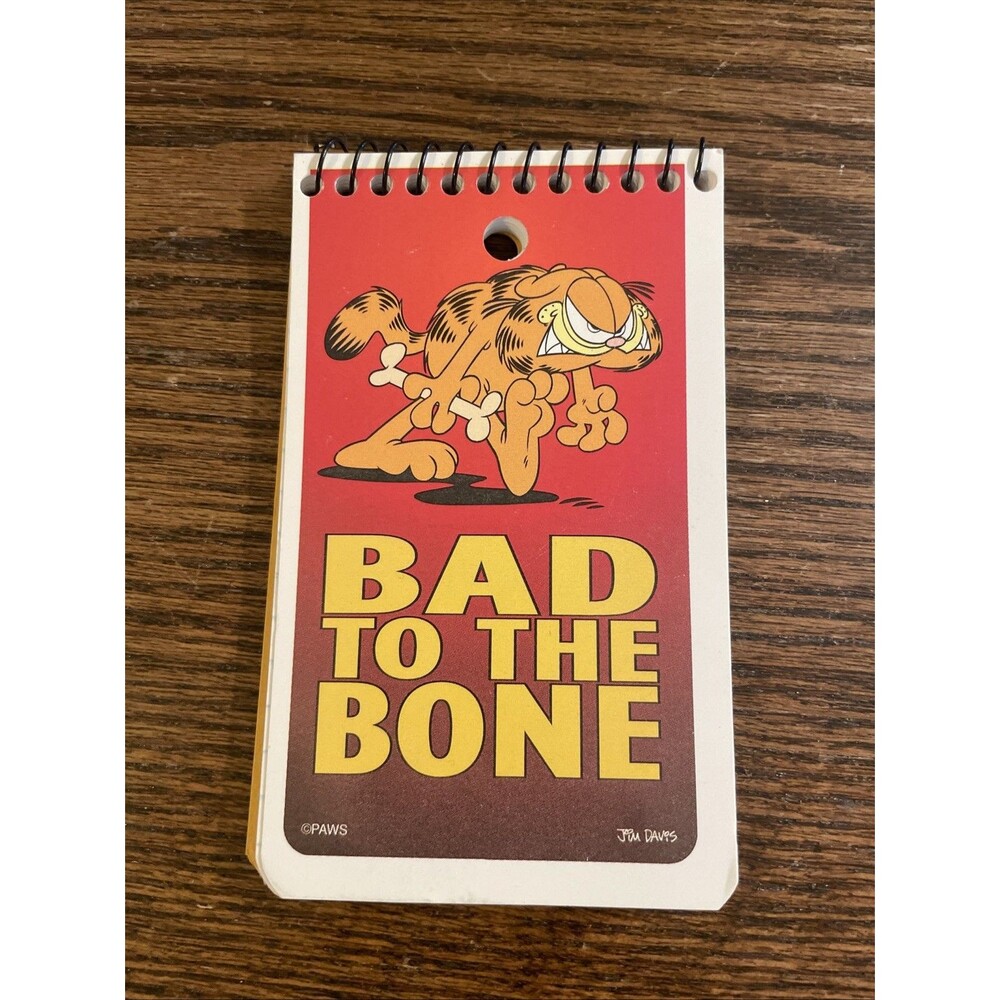 Mead Garfield Bad To The Bone Note Memo Pads - New 60 Sheets